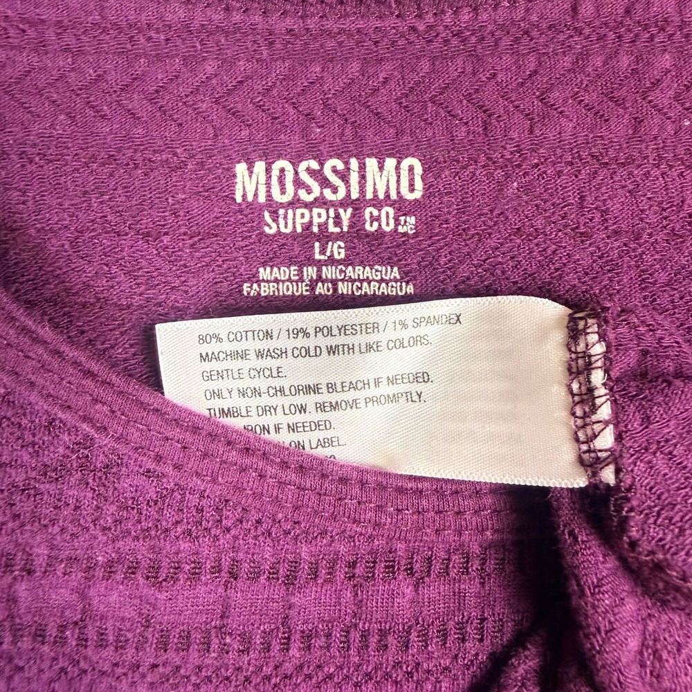 VTG Mossimo Semi-Sheer Knit Tank Top Y2K Indie Sleaze Textured L Whimsigoth 90's - Picture 4 of 6